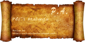 Pál Atalanta névjegykártya